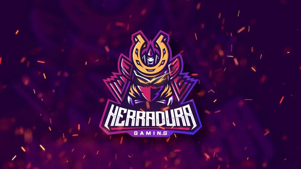 Logotipo de Herradura Gaming diseñado por Wabe