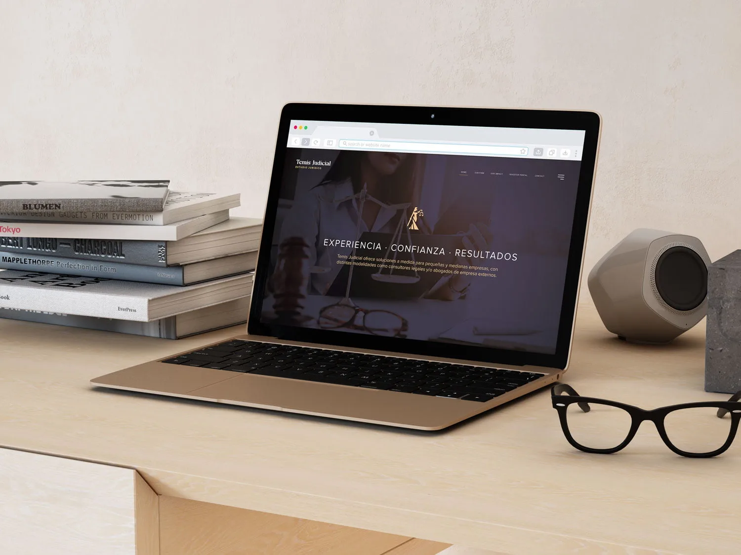 Diseño web de Temis Judicial